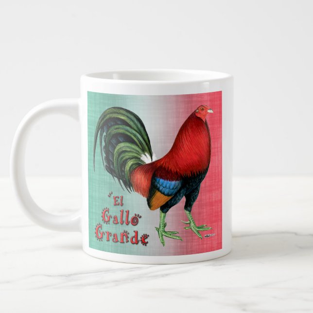 El Gallo Grande Jumbo-Tasse (Links)