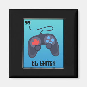 El Gamer Video Games Funny Mexican Lottery Parody Magnet