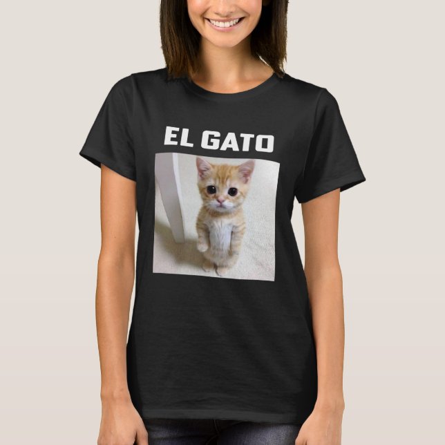 El Gato Meme Cat T-Shirt (Vorderseite)