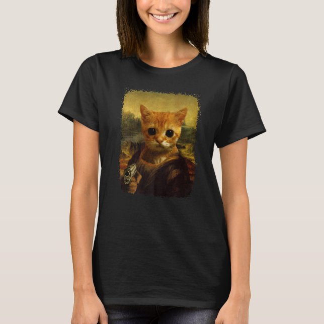 el gato Meme historische lustige Niedliche Katze m T-Shirt (Vorderseite)