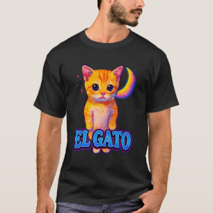 El Gato Meme Traurige Weinende Katze Munchkin Kätz T-Shirt