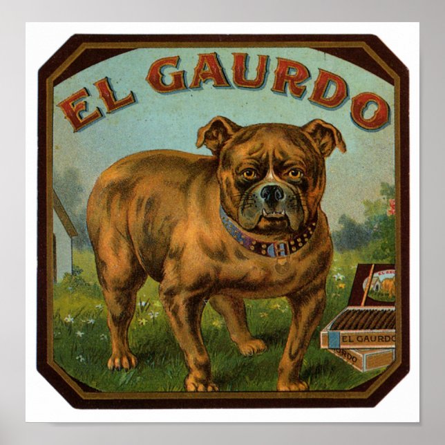 El Gaurdo Cigar Label Poster (Vorne)