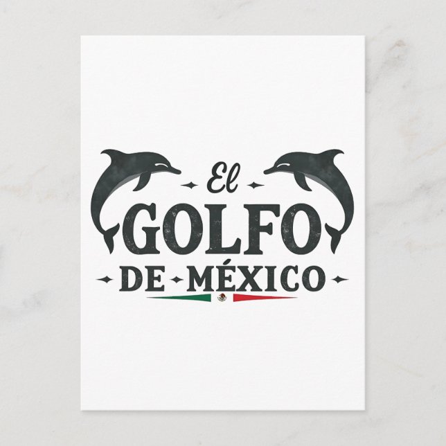 El Golfo De Mexico Amerikanische Golfregion Mexiko Postkarte (Vorderseite)