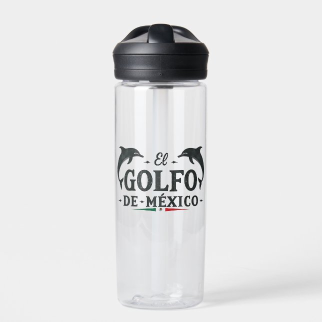 El Golfo De Mexico Amerikanische Golfregion Mexiko Trinkflasche (Vorderseite)