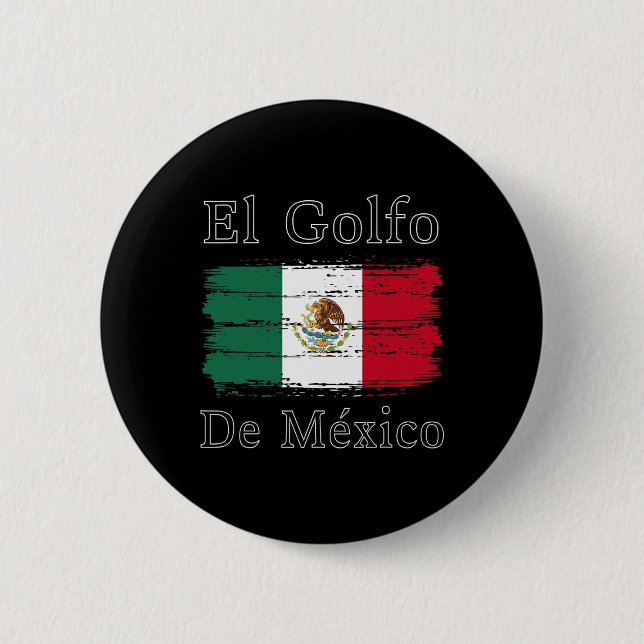 El Golfo De Mexico Dolphin Button (Vorderseite)