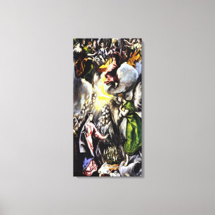 El Greco Annunciation Jungfrau Mary Leinwand Wrap