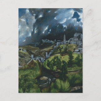 El Greco-Ansicht von Toledo Postkarte