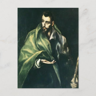 El Greco - Apostel St. James, der Großer Postkarte