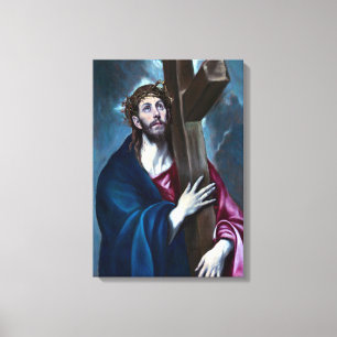 El Greco Christ, der das Kreuz trägt Leinwanddruck