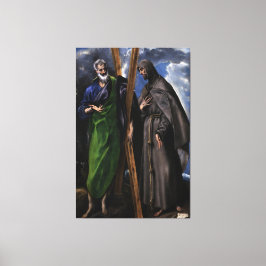 El Greco Christian Jesus Crucifix Painting Print  Leinwanddruck