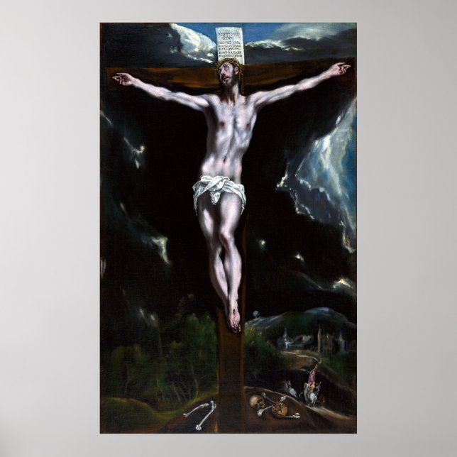 El Greco Christus am Kreuz Poster (Vorne)