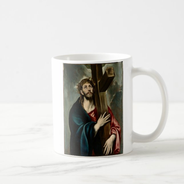 El Greco - Christus, der das Kreuz führt Kaffeetasse (Rechts)