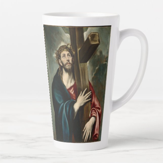 El Greco - Christus, der das Kreuz führt Milchtasse (Rechts)
