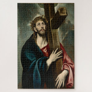El Greco - Christus, der das Kreuz führt Puzzle
