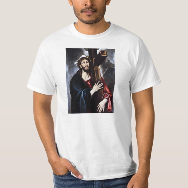 EL Greco Christus, der den QuerT - Shirt trägt (Vorderseite)