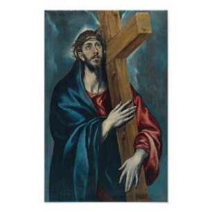 El Greco - Christus trägt das Kreuz Fotodruck