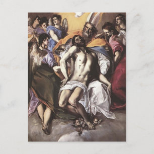 El Greco - Die Heilige Dreifaltigkeit Postkarte