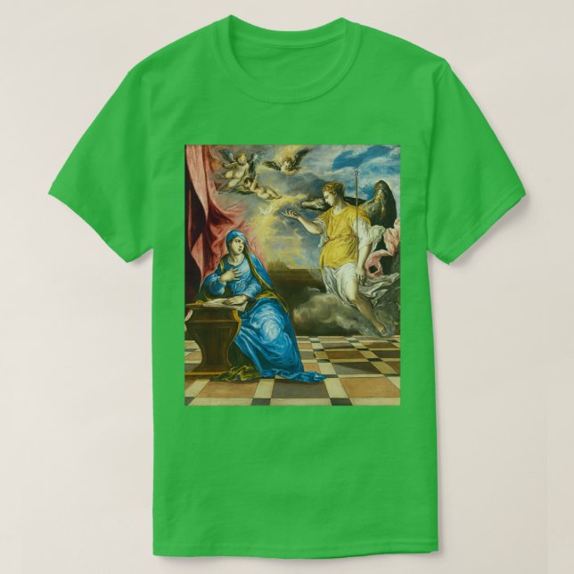 El Greco Domenikos Theotokopoulos quotAnnuncia T-Shirt (Design vorne)