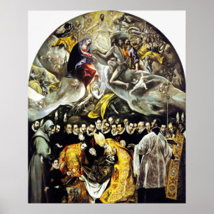 El Greco Grabmal des Grafen von Orgaz Poster