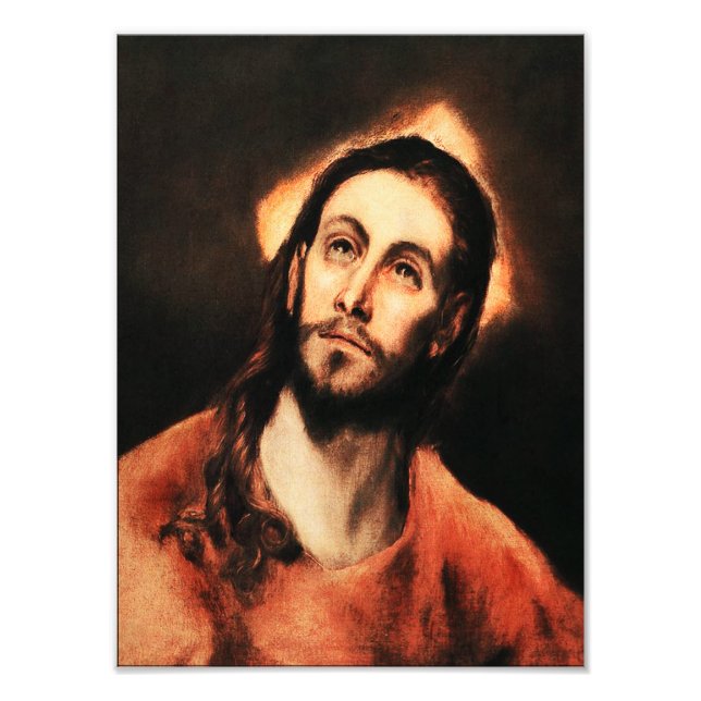 El Greco Jesus Christ Foto drucken (Vorne)