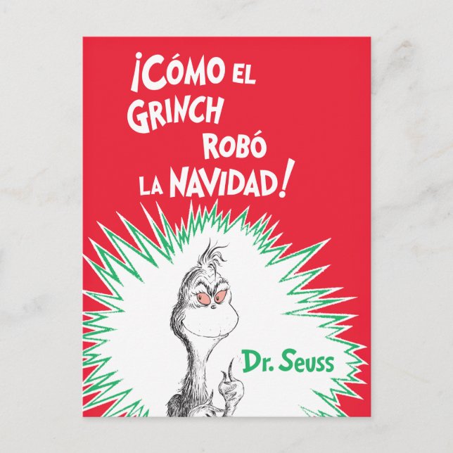 El Grinch Robó La Navidad Postkarte (Vorderseite)
