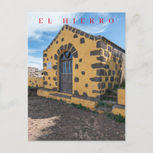 El Hierro kleine Kirche Aussicht Postkarte