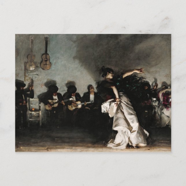 El Jaleo, 1882 von John Singer Sargent Postkarte (Vorderseite)