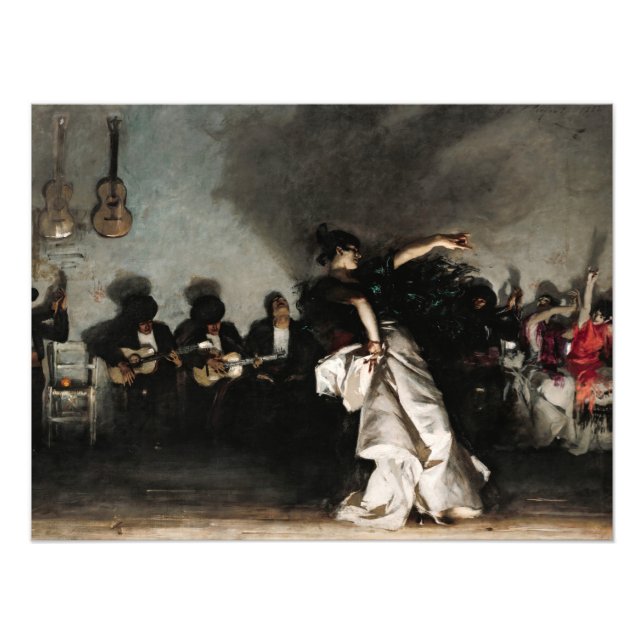 El Jaleo von John Singer Sargent Fotodruck (Vorne)
