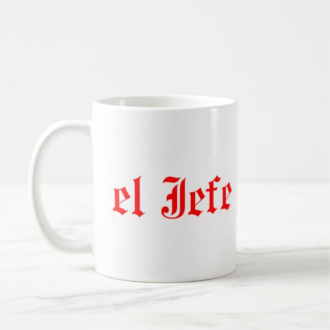 El jefe kaffeetasse (Links)