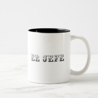 EL Jefe Material "des Chefs" Zweifarbige Tasse