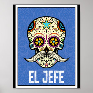 El Jefe-Shirt Männer Jungen Kinder Tag der Regieru Poster