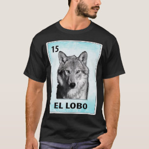 El Lobo Mexican Wolf Cards  T-Shirt