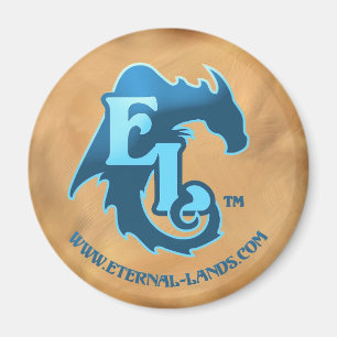 EL-Logo - Blauer Magnet