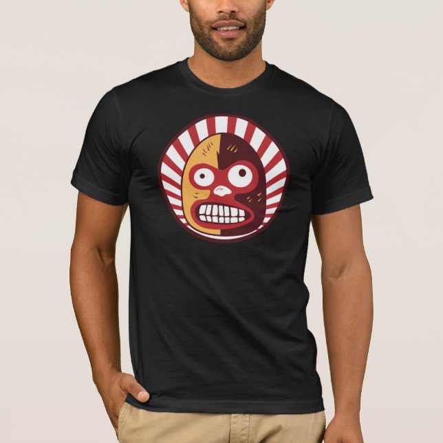 EL Luchador Loco-mexikanischer Wrestling-T - Shirt (Vorderseite)