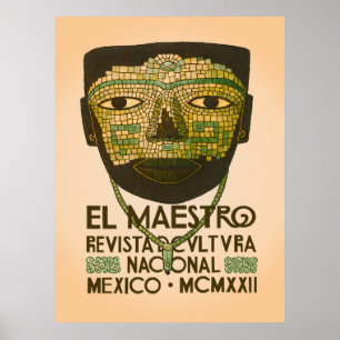 El Maestro Cactus Prints Mexikanische Botanische Poster
