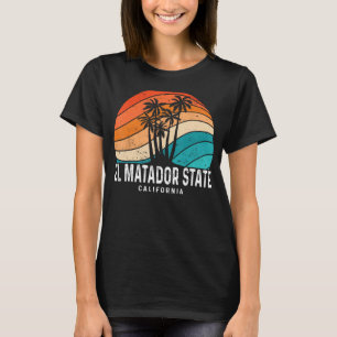 El Matador Staat Beach California Palm Tree Beach T-Shirt