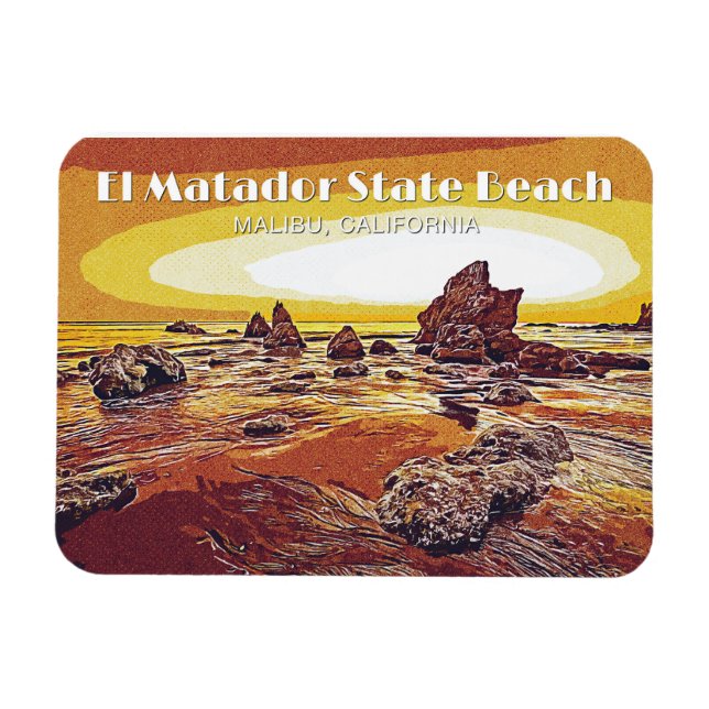 El Matador State Beach Magnet (Horizontal)