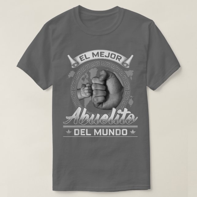 El Mejor Abuelito Del Mundo Men American Flag Deko T-Shirt (Design vorne)