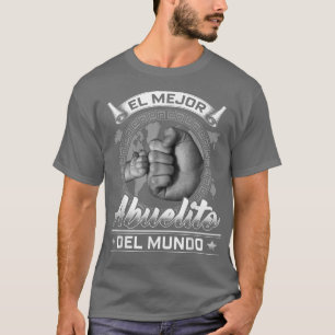 El Mejor Abuelito Del Mundo Men American Flag Deko T-Shirt