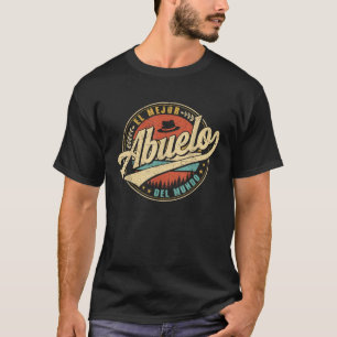 El Mejor Abuelo Del Mundo Men Retro Vintage Dekora T-Shirt