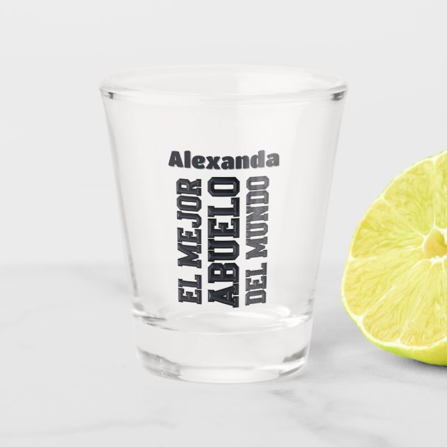 El Mejor Abuelo del Mundo Schnapsglas (Vorderseite)