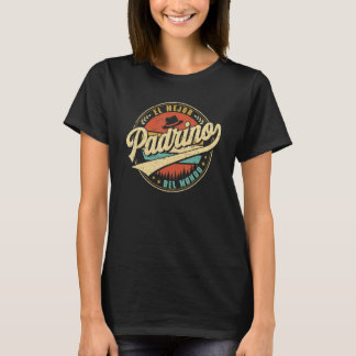 El Mejor Padrino del Mundo Men Retro Vintage Dekor T-Shirt