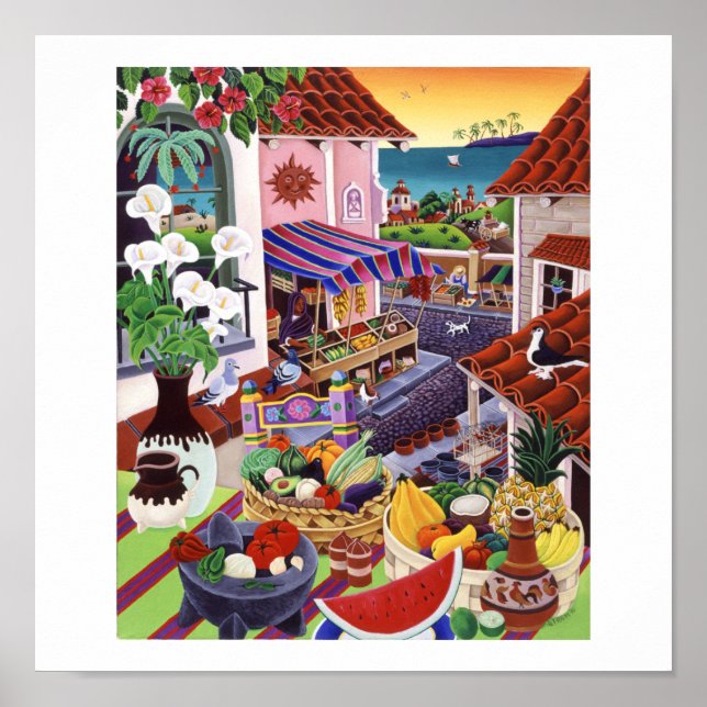 El Mercado Poster (Vorne)