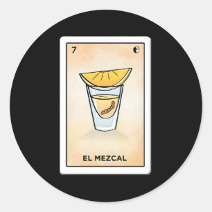 El Mezcal LoterãA Runder Aufkleber