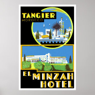 El Minzah Hotel, Tanger Poster
