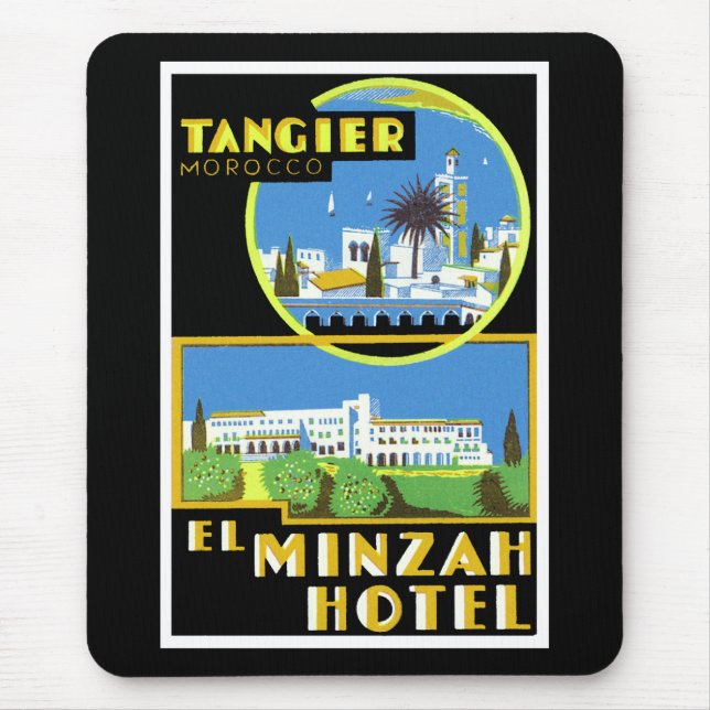 El Minzah Hotel ~ Tangier Mousepad (Vorne)