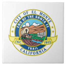 El Monte (Kalifornien) City Siegel Fliese