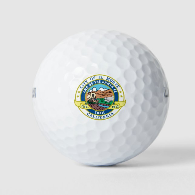El Monte (Kalifornien) City Siegel Golfball (Vorderseite)