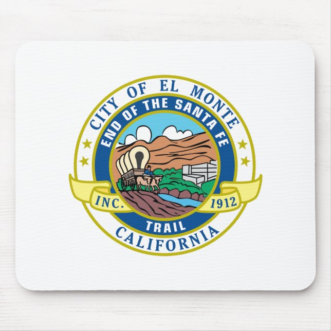El Monte (Kalifornien) City Siegel Mousepad (Vorne)