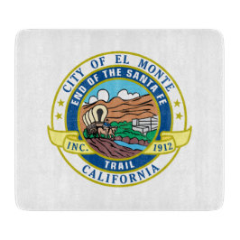 El Monte (Kalifornien) City Siegel Schneidebrett